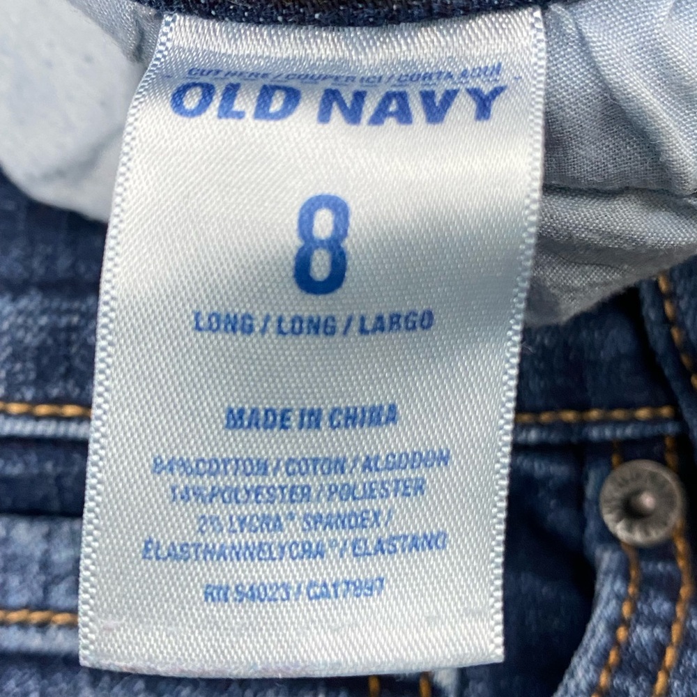 Old Navy Sweetheart bootcut jeans denim women’s size 8 long mid rise - Picture 5 of 10
